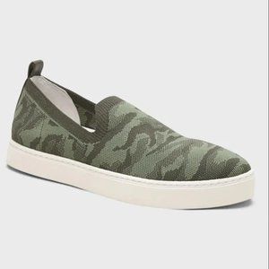 Banana Republic Camo Knit Slip-On Sneaker Sz 9 EC